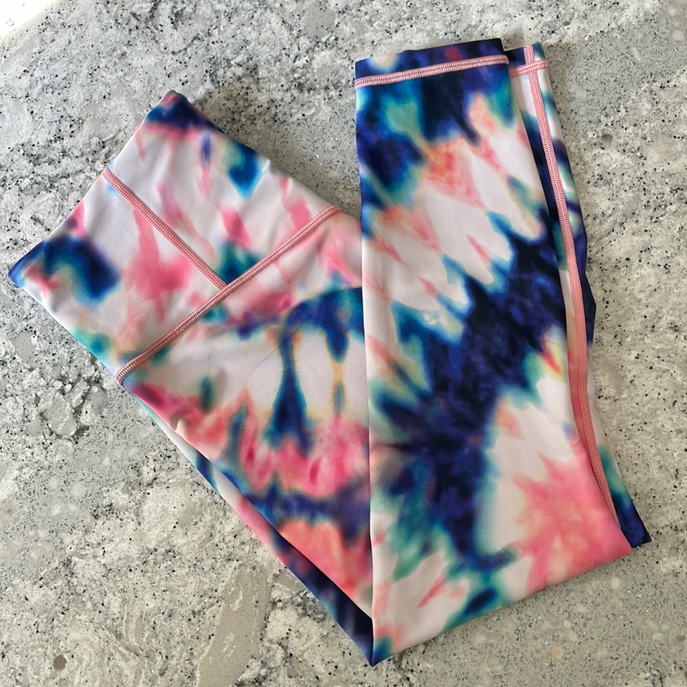 Athleta Elation Tie Dye 7/8 tight